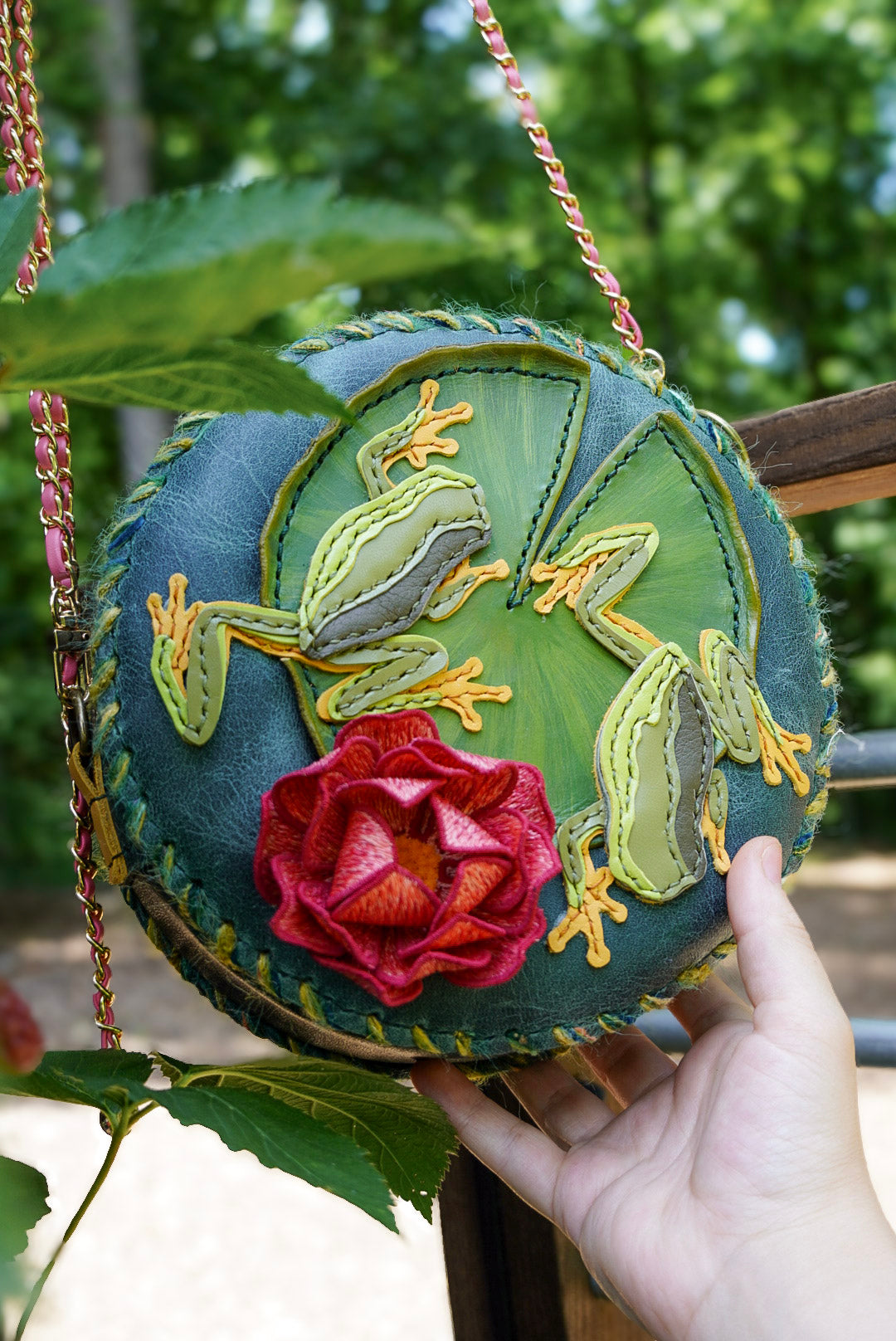 Frogs on Lily Pad Bag