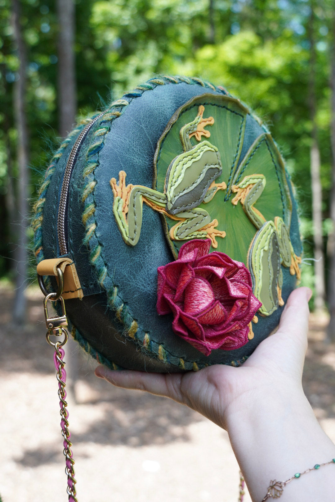 Frogs on Lily Pad Bag