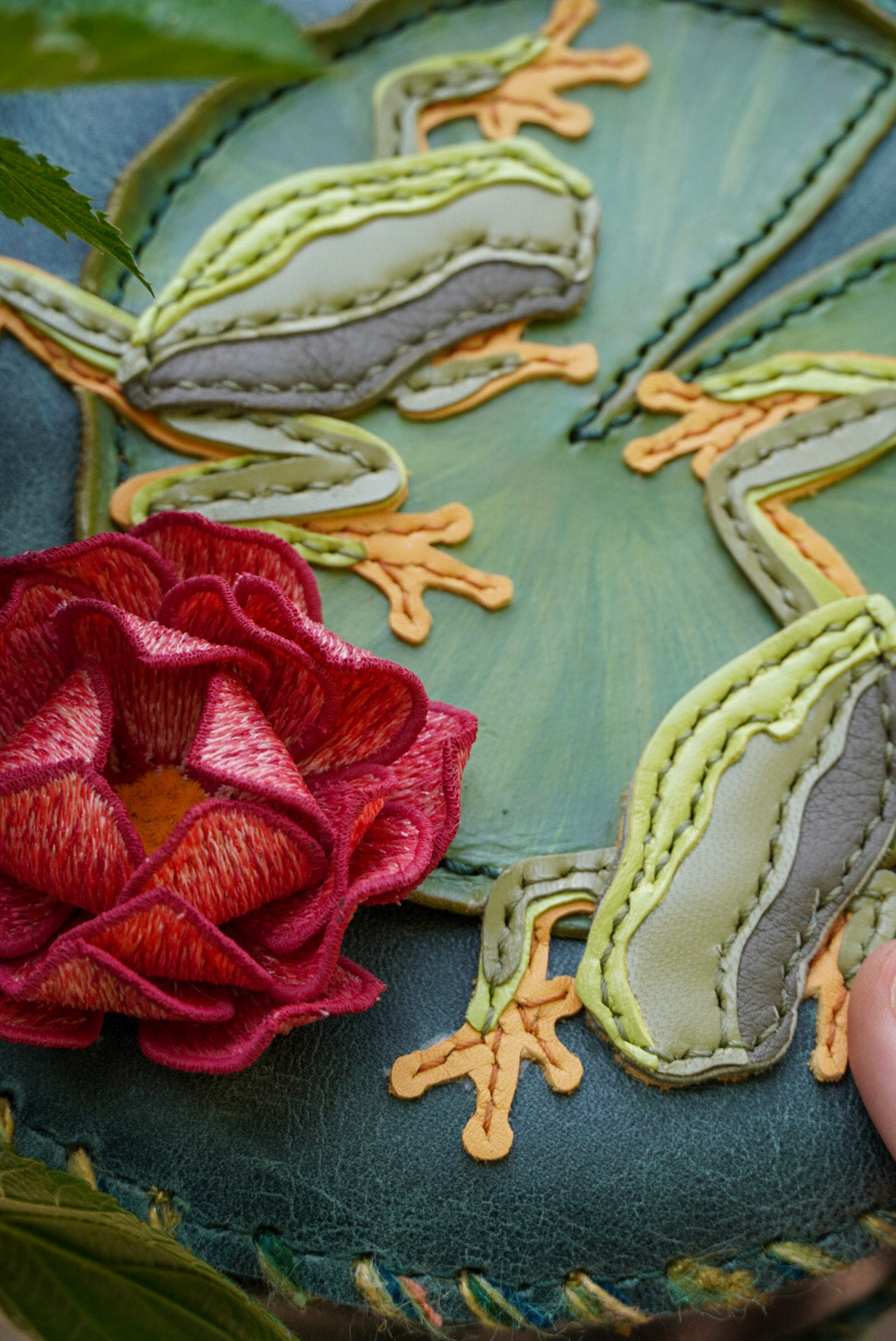 Frogs on Lily Pad Bag
