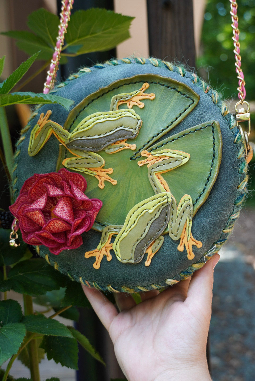 Frogs on Lily Pad Bag