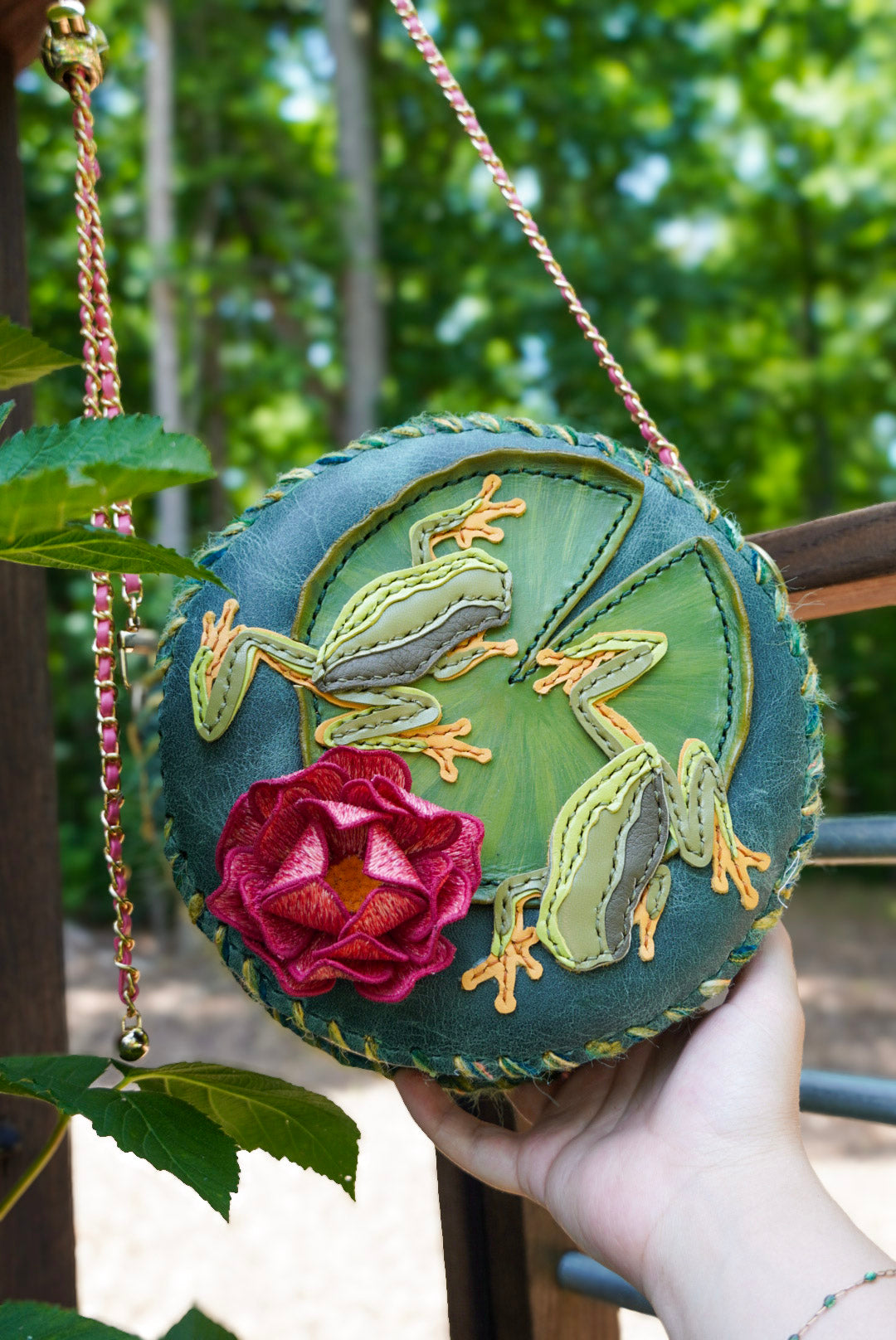 Frogs on Lily Pad Bag