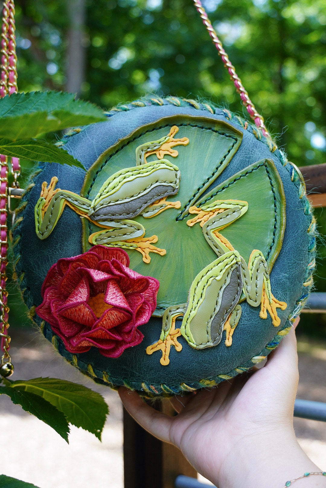 Frogs on Lily Pad Bag