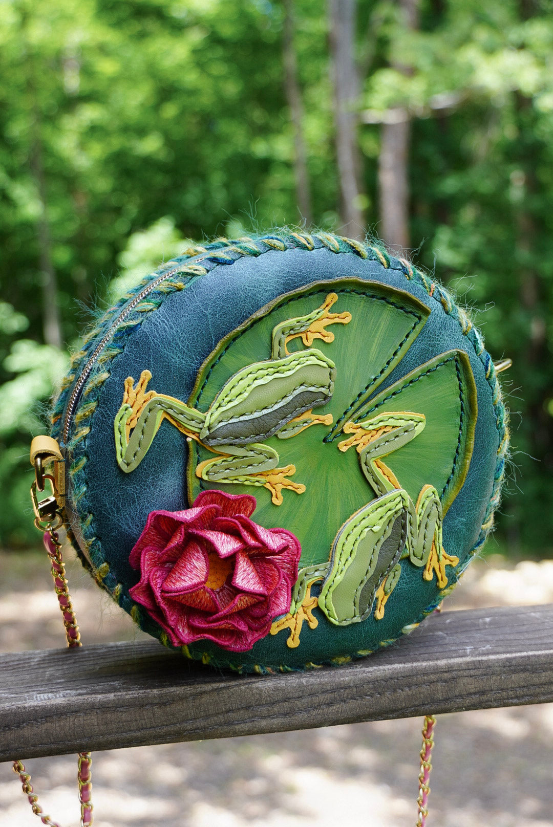 Frogs on Lily Pad Bag